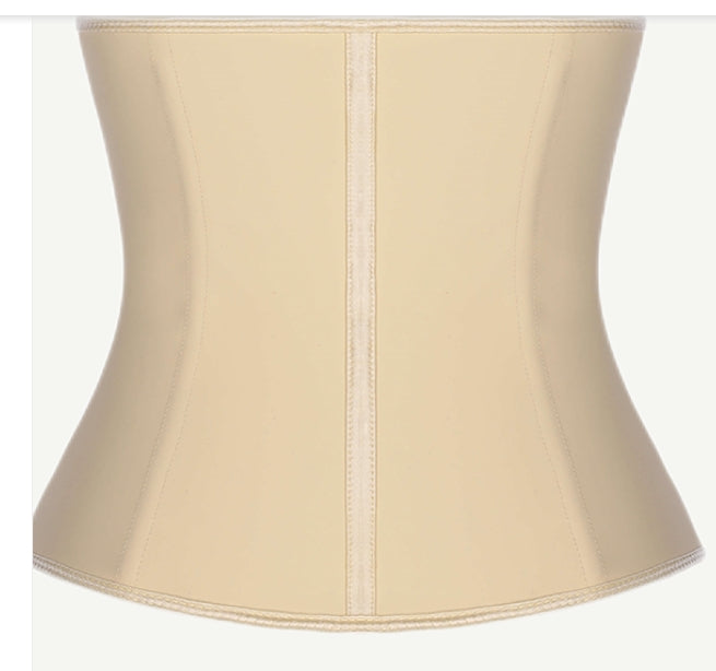 Premium Latex Waist Trainer with 24 Hooks -High Compression Slimming Corset