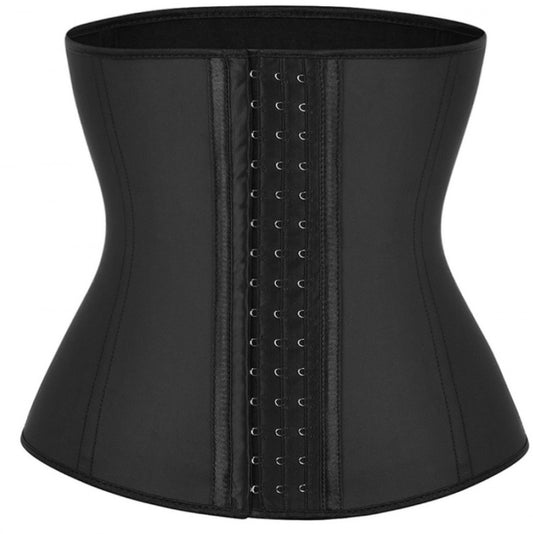 Premium Latex Waist Trainer with 24 Hooks -High Compression Slimming Corset