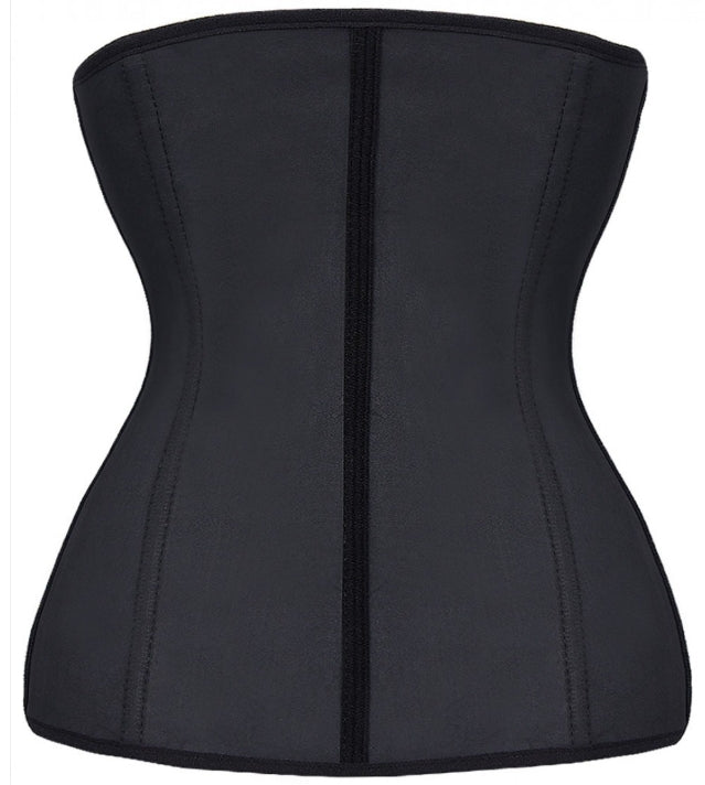 Premium Latex Waist Trainer with 24 Hooks -High Compression Slimming Corset